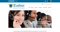Desktop Screenshot of eatherrecruitment.com.au